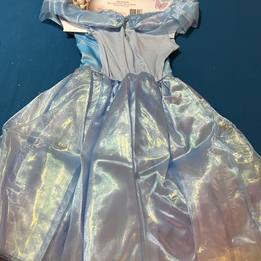 New in package, Disney Cinderella Ella’s Blue Dress Size 4-6X. - Picture 7 of 7